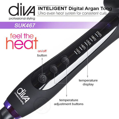 Diva Professional Styling Intelligent Digital Tong Suk467