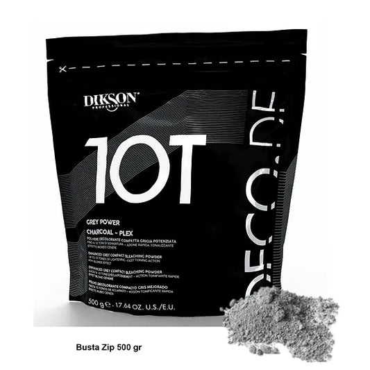 DIKSON 10T POLVERE DECOLORANTE Compatta Grigia Potenziata 500G