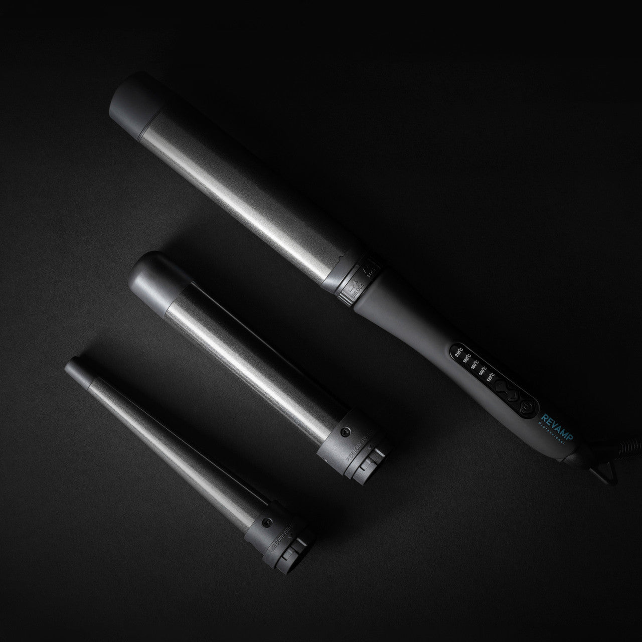 Revamp Ferro Arriccicapelli 3-in-1 Progloss Multiform Curl & Waves
